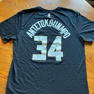 NBA Nike Giannis #34 Dri Fit Jersey T-Shirt